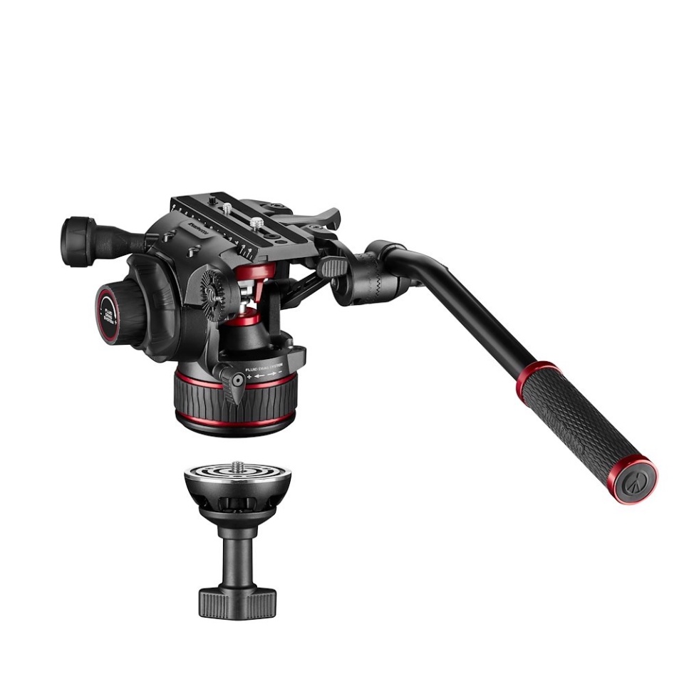 Manfrotto Nitrotech 608 with 645 Fast Twin Alu tripod kit ( MVK608TWINFA) - Image 5