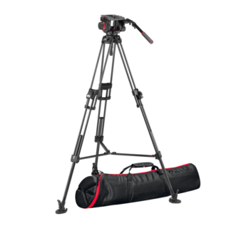 Manfrotto 509 Video Head with 645 Fast Twin CF leg Tripod kit (MVK509TWINFC)