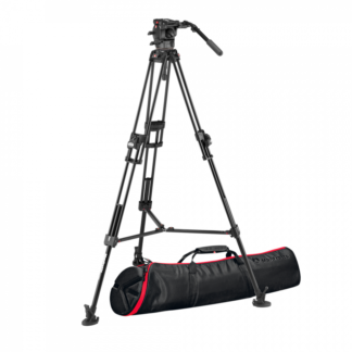 Manfrotto 526 Video Head with 645 Fast Twin Alu leg Tripod kit (MVK526TWINFA)