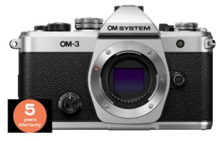 OM SYSTEM OM-3 body silver