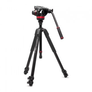 Manfrotto 502 Video Head with 055 Video Alu 3-s leg tripod kit (MVK502055XPRO3V)