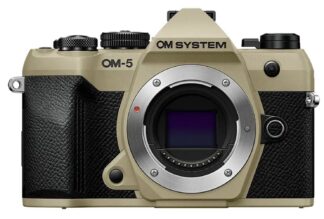 OM SYSTEM OM-5 Mark II body sand beige