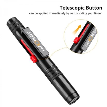 K&F Concept Teleskopiskā objektīvu tīrīšanas slotiņa - Image 3