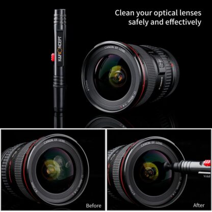 K&F Concept Teleskopiskā objektīvu tīrīšanas slotiņa - Image 9