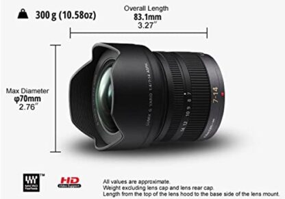 Panasonic LUMIX G Vario lens 7-14mm F1.7 ASPH - Image 3