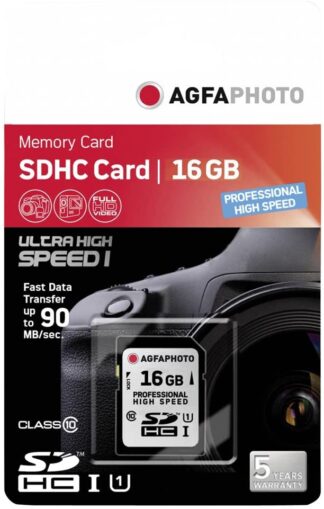 AgfaPhoto SDHC 16Gb Class 10 UHS-I atmiņas karte