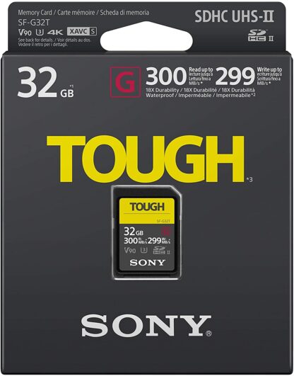 Sony SDXC 32 Gb Tough Class 10 UHS-II U3 V90 card - Image 2