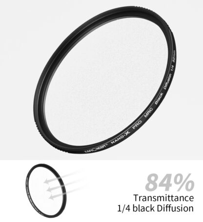 K&F Concept 49mm Nano-X Black Mist filter 1/4 - Image 4