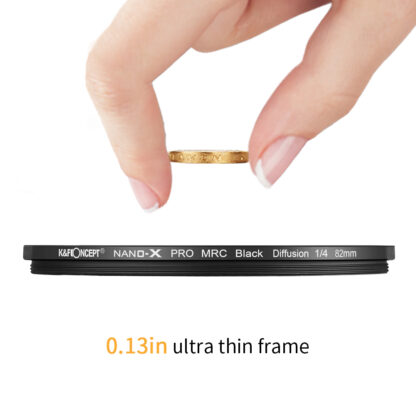 K&F Concept 49mm Nano-X Black Mist filter 1/4 - Image 5