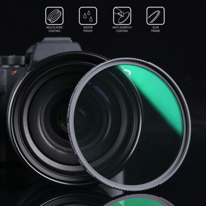 K&F Concept 67mm Nano-X Black Mist filter 1/4 - Image 4