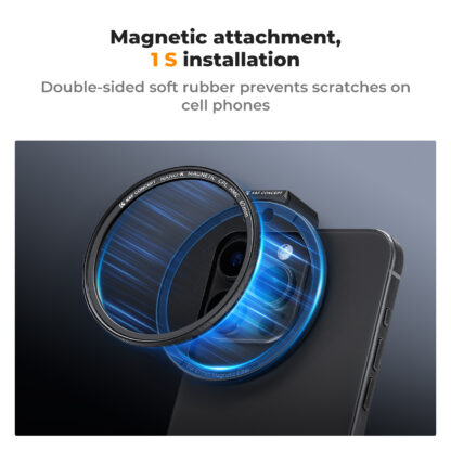 K&F Concept 67mm CPL Magnetic phone clip filter - Image 3