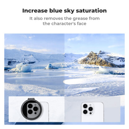 K&F Concept 67mm CPL Magnetic phone clip filter - Image 5