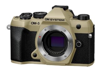 OM SYSTEM OM-5 Mark II body sand beige