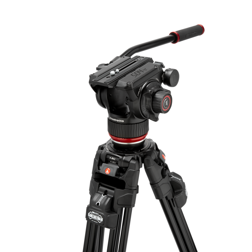 Manfrotto 504X and 645 Fast Twin Alu Tripod Video kit MVK504XTWINFA - Image 12