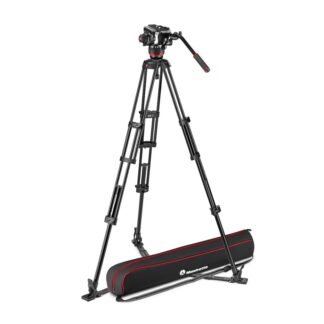 Manfrotto 504X Video head with Alu Twin leg tripod GS Video kit MVK504XTWINGA