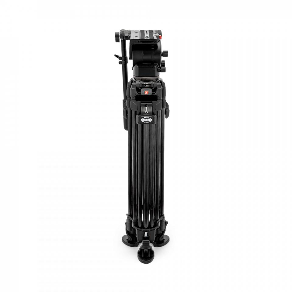 Manfrotto 526 Video Head with 645 Fast Twin Carbon leg Tripod kit(MVK526TWINFC) - Image 4