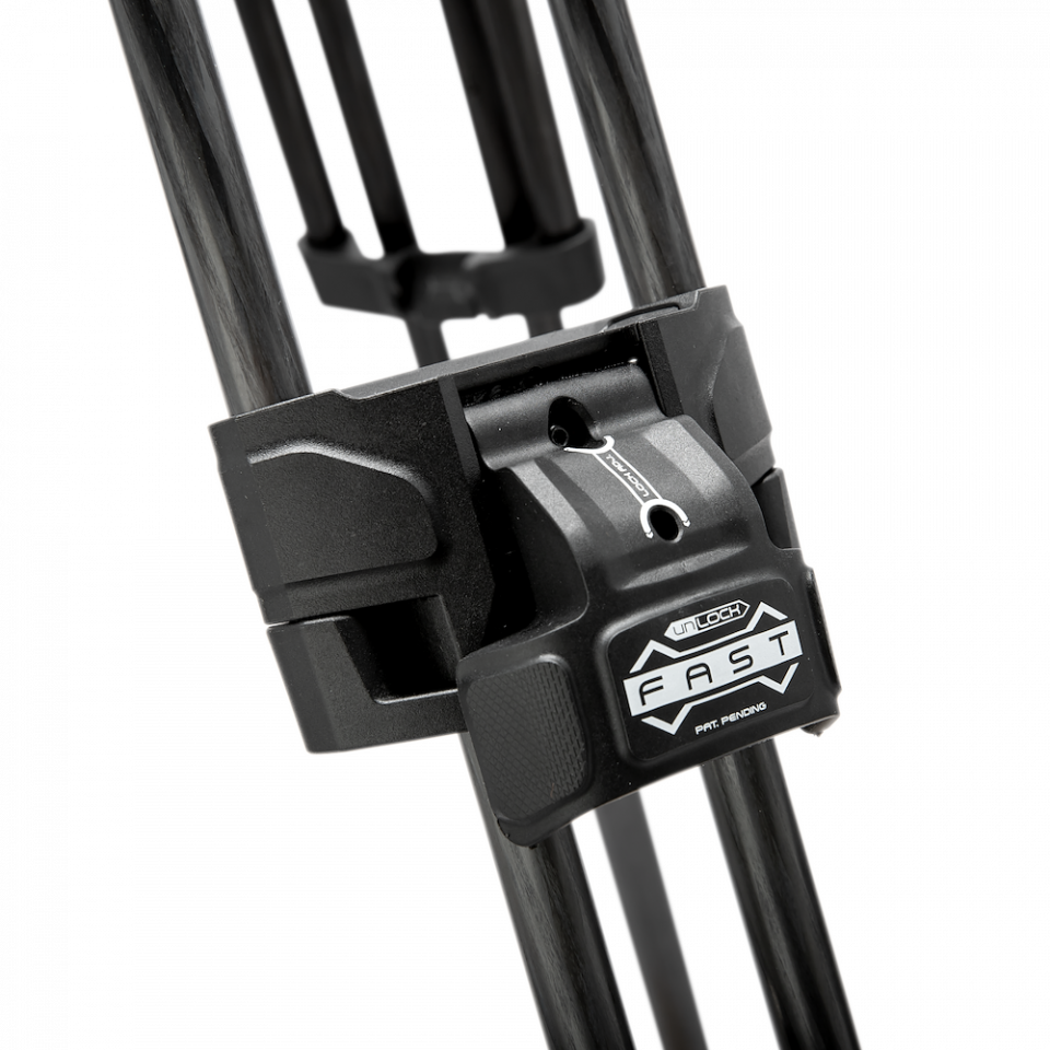 Manfrotto 526 Video Head with 645 Fast Twin Carbon leg Tripod kit(MVK526TWINFC) - Image 6